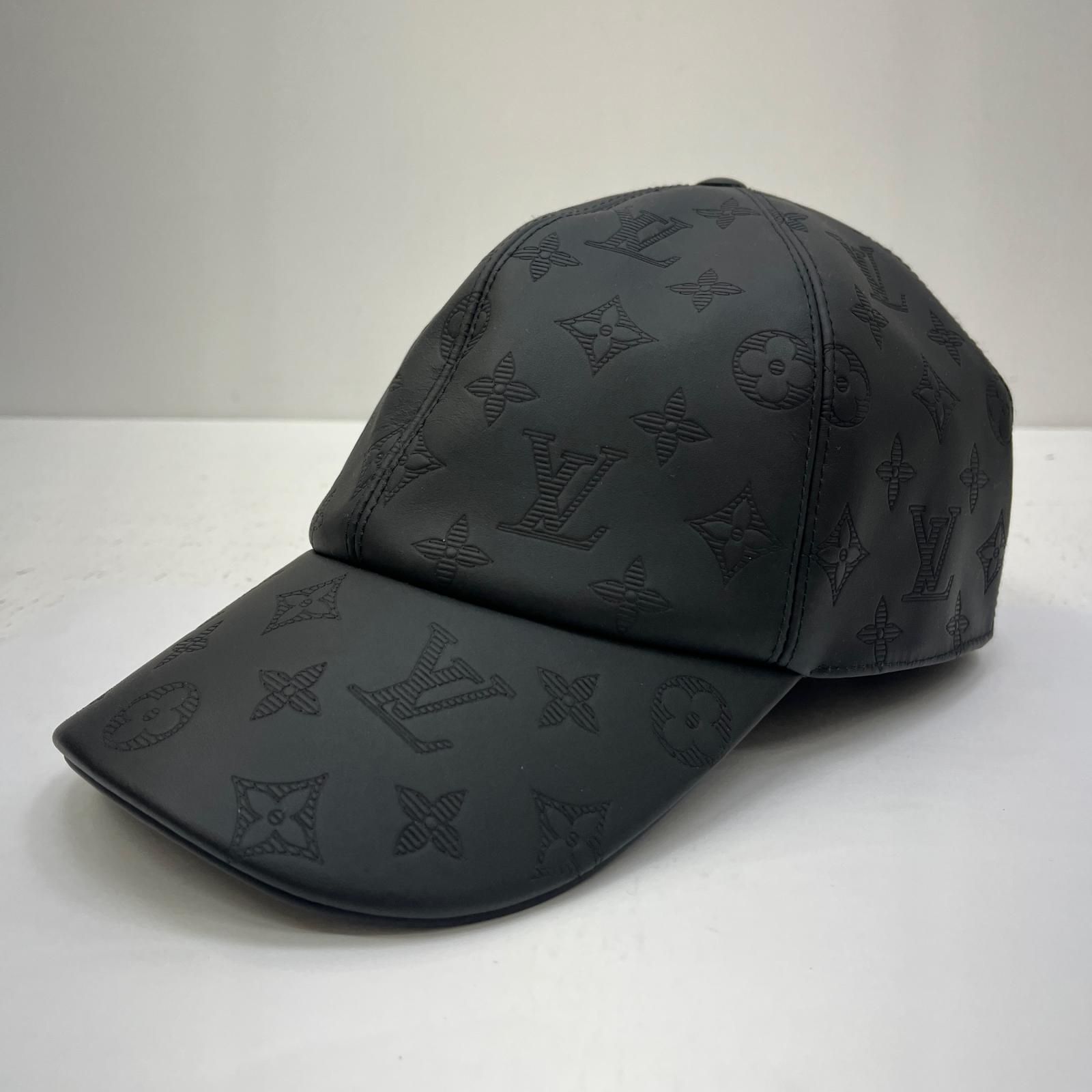 加古川店 LOUIS VUITTON ルイ ヴィトン キャップ M76985 AL0273 モノグラム シャドウ 135
