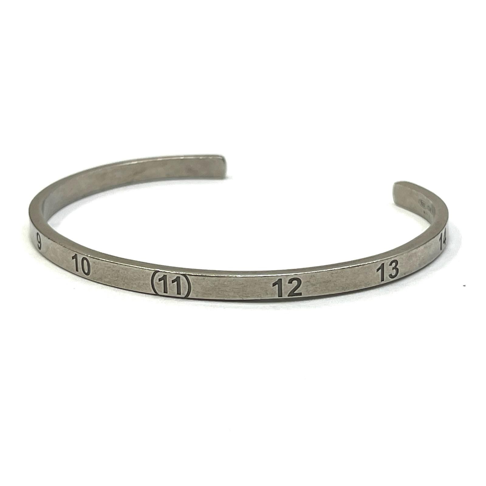加古川店 Maison Margiela メゾンマルジェラ バングル SI8UY0002 シルバー 134