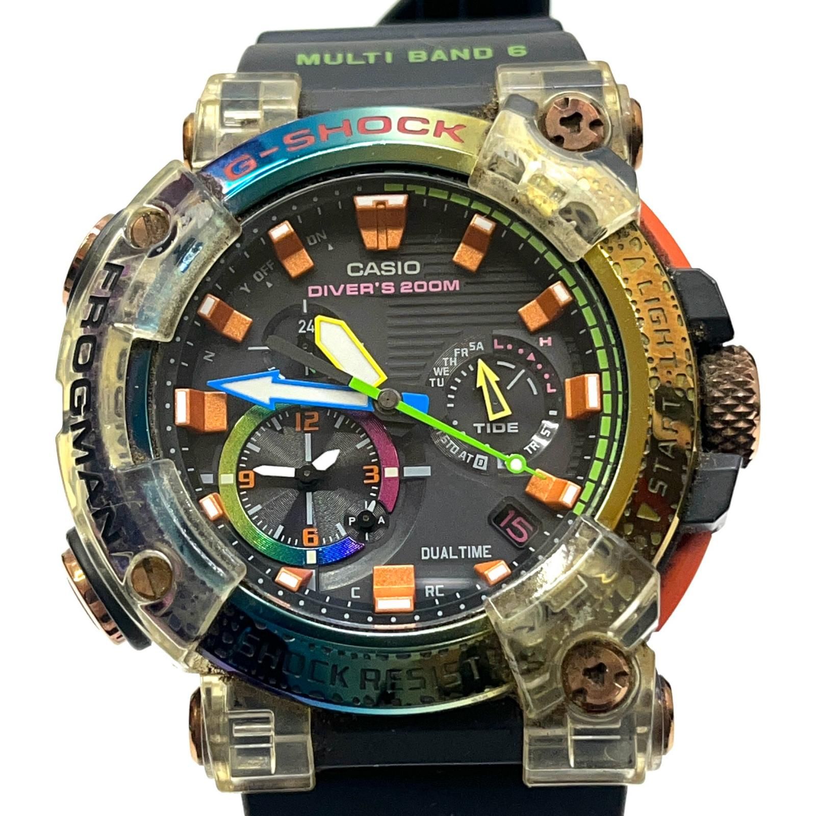 加古川店 G-SHOCK ジーショック 腕時計 FROGMAN BORNEO RAINBOW TOAD GWF-A1000BRT-1AJR マルチ 131