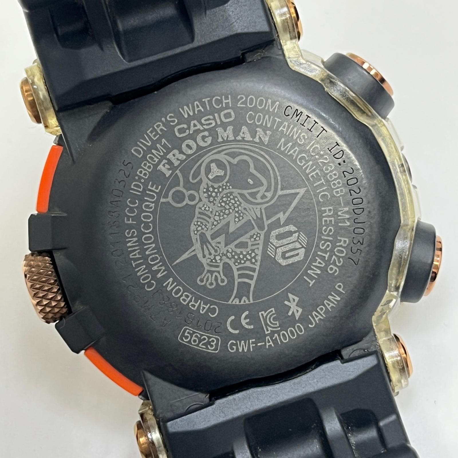 G SHOCK ジーショック 腕時計 FROGMAN BORNEO RAINBOW TOAD GWF 1 AJR マルチ 131