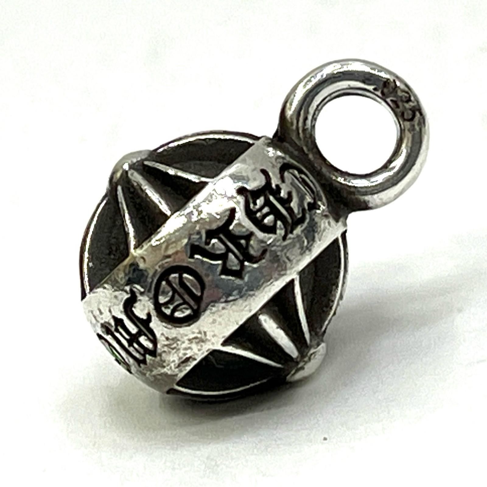 加古川店 CHROME HEARTS クロムハーツ ペンダントトップ banded pls bead med シルバー 134