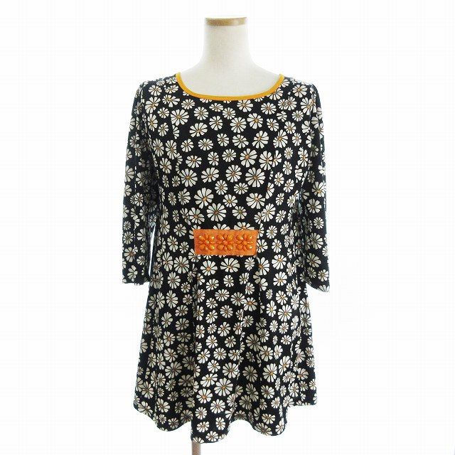 美品 スーパービューティ SuperBeauty ワンピース チュニック 七分袖