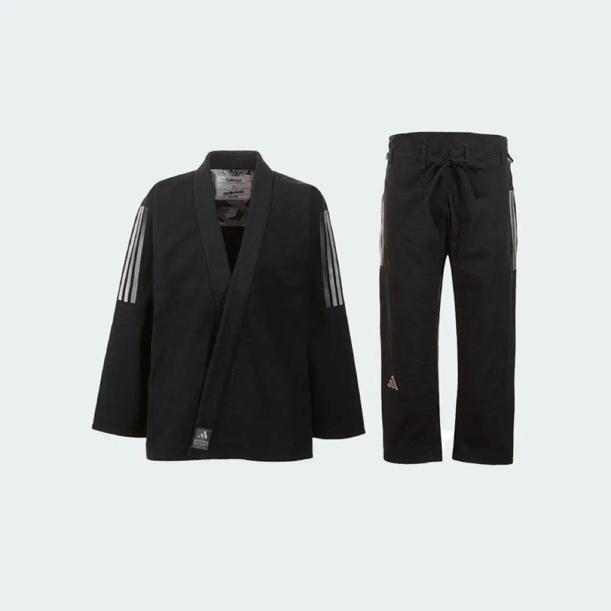 a 2 adidas アディダス ニュー コンサート jj 430プロ ブラック グレー 柔術 Jiu-Jitsu