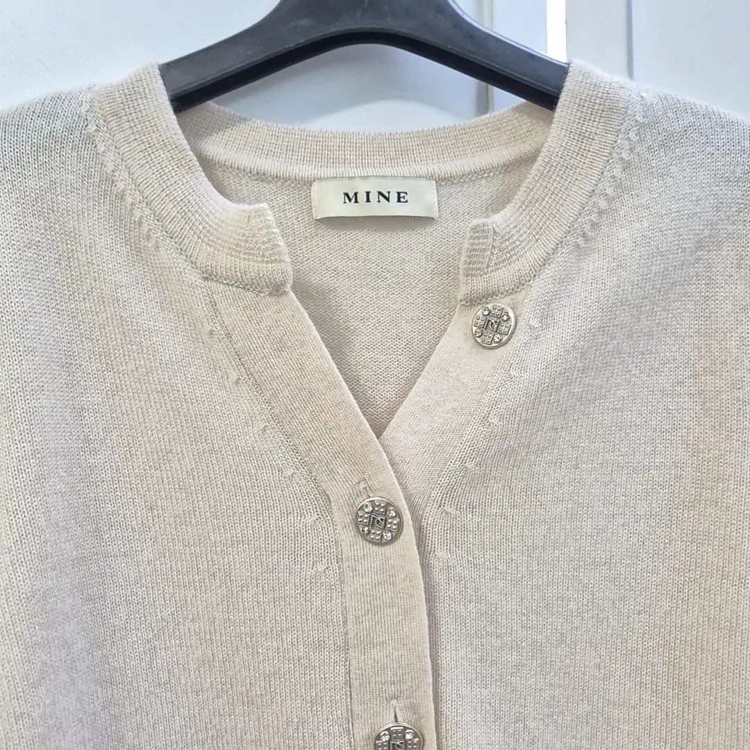 マイン カシミア100 ニット カーディガン