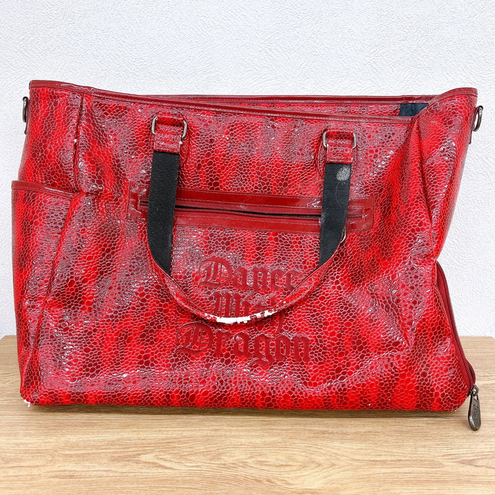 DANCE WITH DRAGON エナメル2WAYトートバッグ バッグ 2