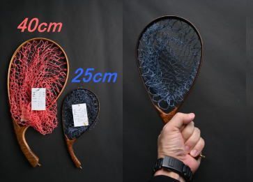 ワイズカスタム ランディングネット25ｃｍカーブ グリップﾟ 花梨瘤 ネット ロイヤルブルー25110006 手編みネットはクレモナ糸1本で編み込んであります 発送方法 クロネコヤマト宅急便 当店はワイズカスタム社の正規ディーラーです OLIVEOS_COM_TR