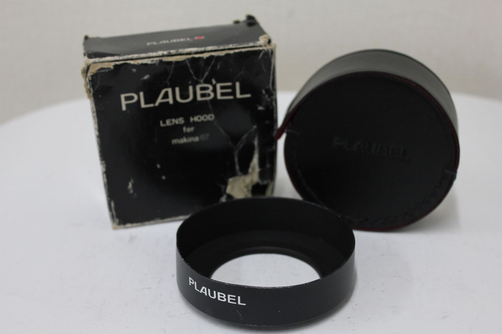 返品保証 元 き Plaubel makina67 レンズフード e3772
