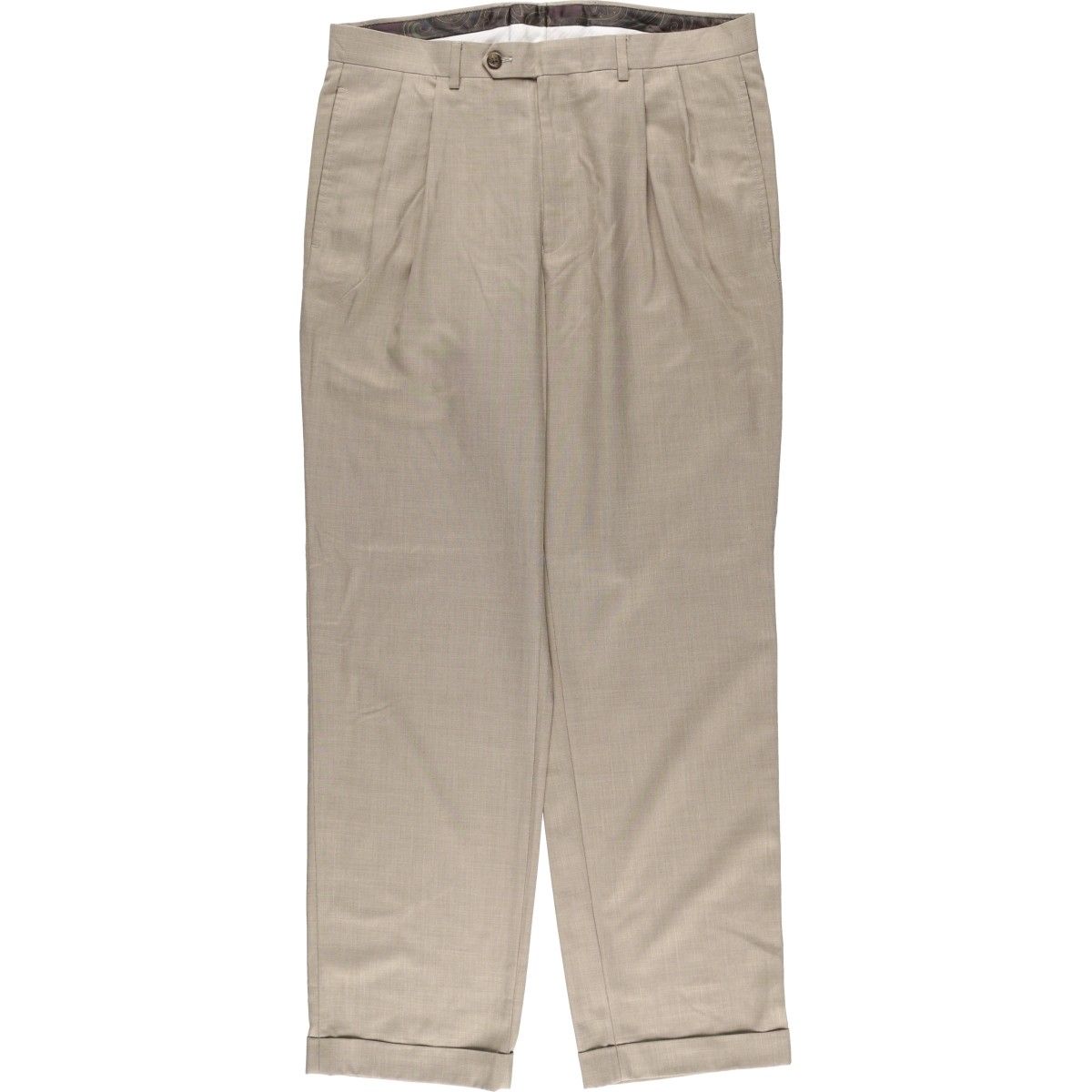 古着 ラルフローレン Ralph Lauren POLO RALPH LAUREN ツータック スラックスパンツ メンズw35相当/eaa569270