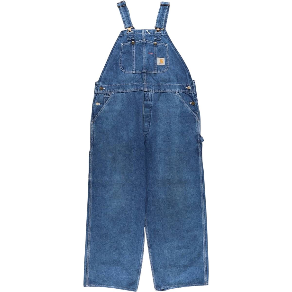 古着 ビッグサイズ 00年代 カーハート Carhartt デニムオーバーオール メンズw40相当 eaa593390