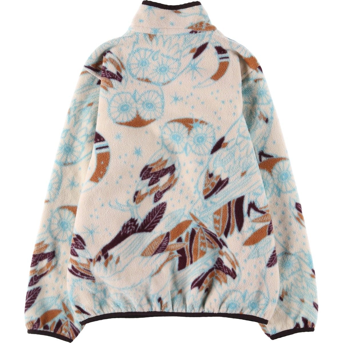 古着 パタゴニア Patagonia ライトウェイトシンチラスナップT 25455FA16 総柄 ハーフスナップ フリースプルオーバー eaa558711