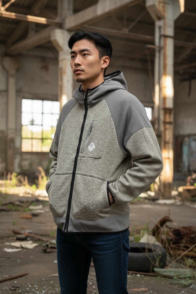 クリフメイヤー ニット×フリースジャケット OLIVEOS_COM_TR