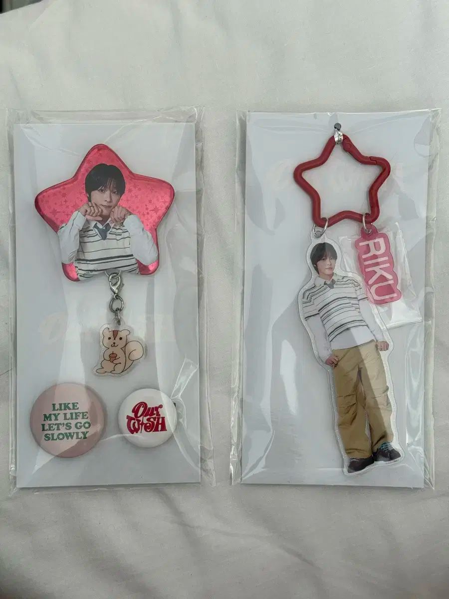 NCT エヌシーティー WISH アワーウィッシュ リク 日本 ピンバッジ アクリルキーホルダー