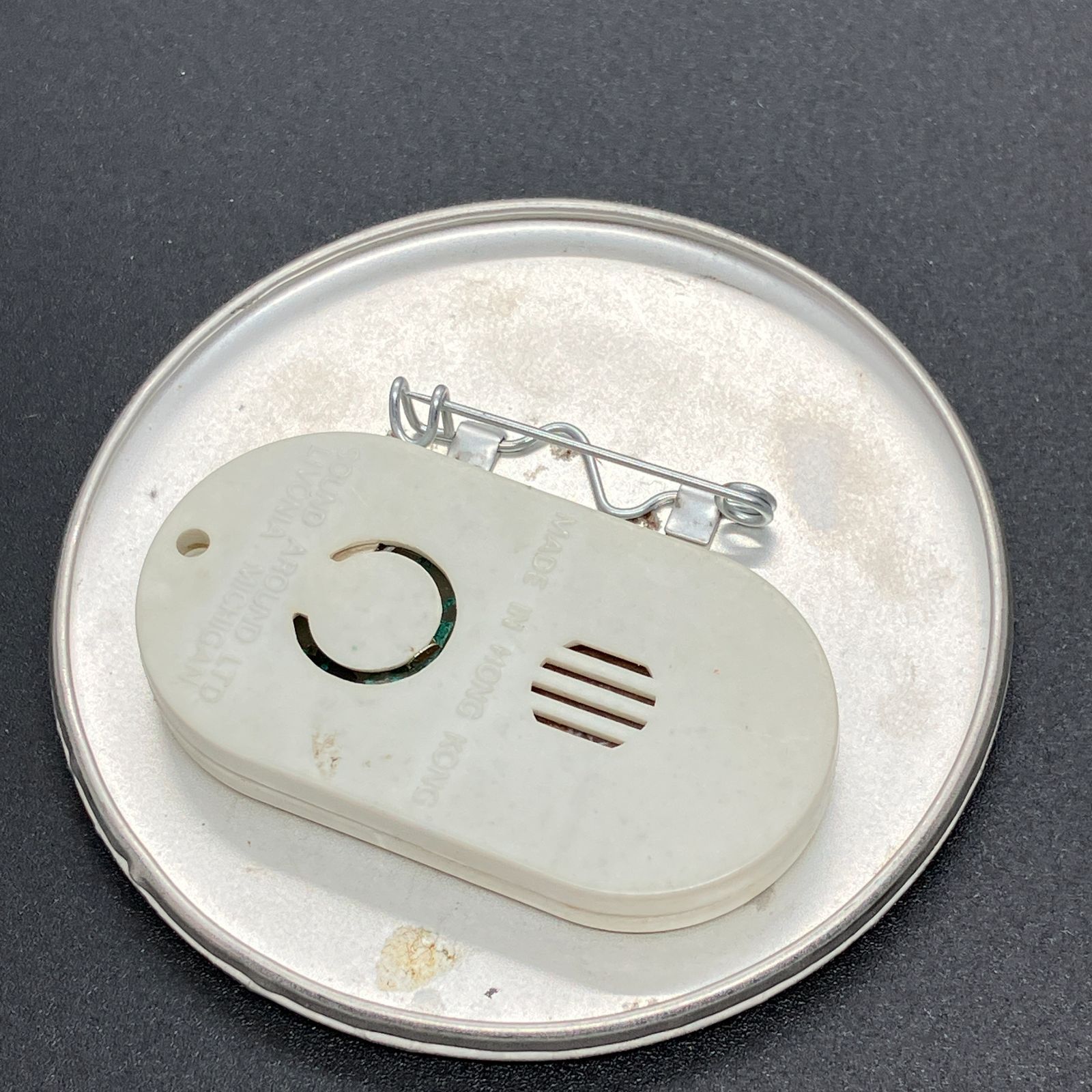 缶バッジ アメリカ 輸入 雑貨 ビンテージ 『 アーマー ホットドッグ