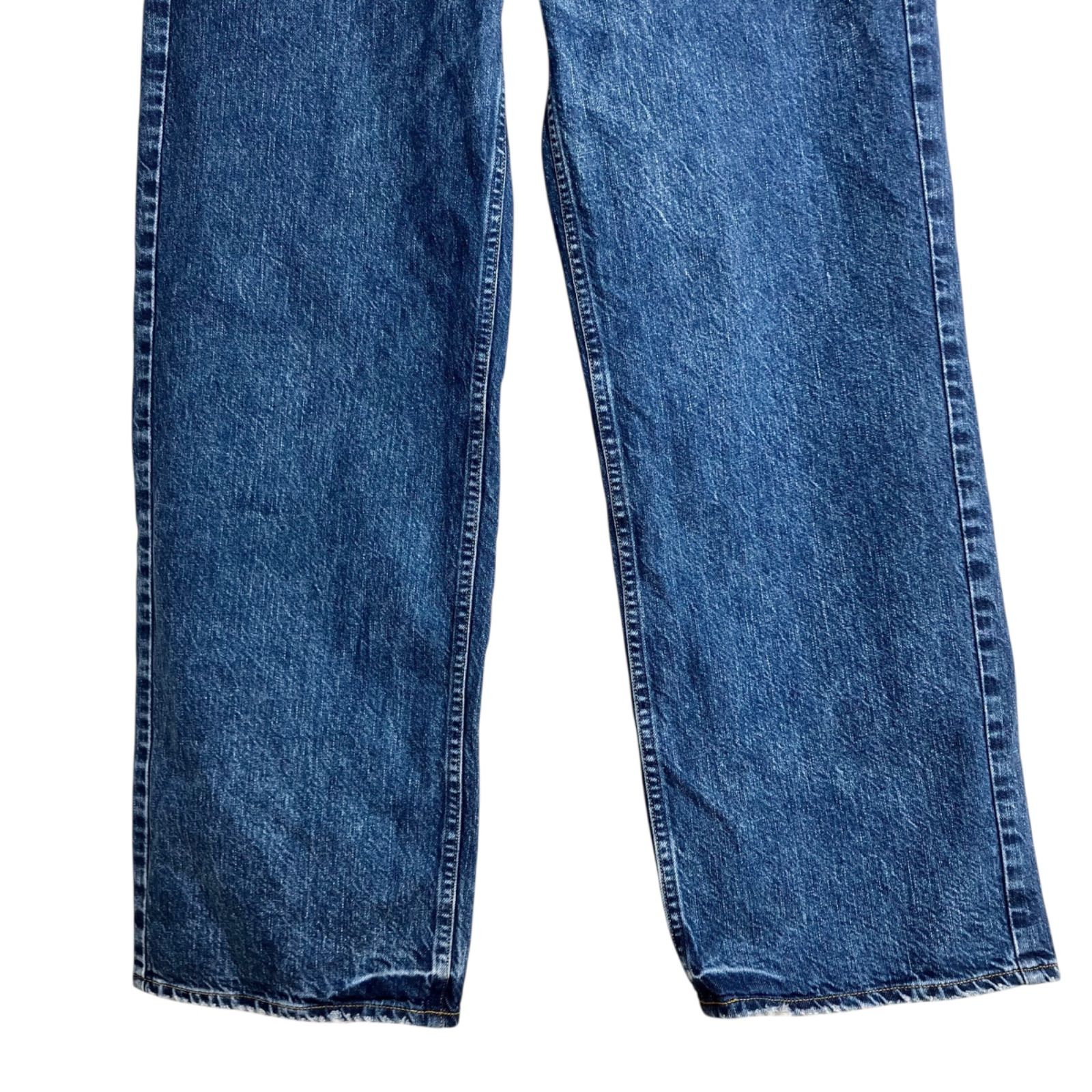  upper hights THE OLIVIA 25 OASIS ブルー 青 アッパーハイツ オリビア オアシス コットン ハイウエスト シンチバック ストレート デニム ストレートデニム デニム ジーンズ