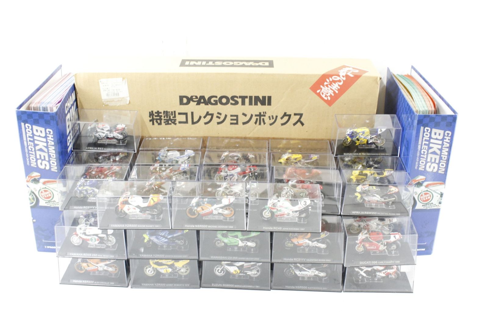 全種類60台セット！ DeAGOSTINIチャンピオン バイク コレクション デアゴスティーニ チャンピオン・バイク・コレクション 60台セット