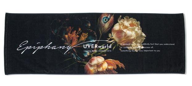 UVERworld ウーバーワールド ウーバー LIVE at TOKYO DOME 東京ドーム 2025 グッズ タオル ロングフェイスタオル ブラック