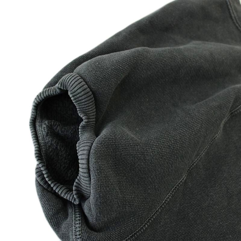 【中古】レミレリーフ REMI RELIEF SHISHIKUI ユーズド加工 スウェット 半袖 トレーナー F 黒 ブラック レミレリーフ REMI RELIEF SHISHIKUI ユーズド加工 スウェット 半袖