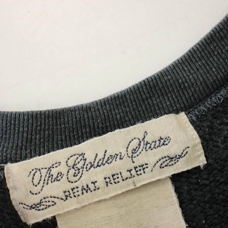 レミレリーフ REMI RELIEF SHISHIKUI ユーズド加工 スウェット 半袖