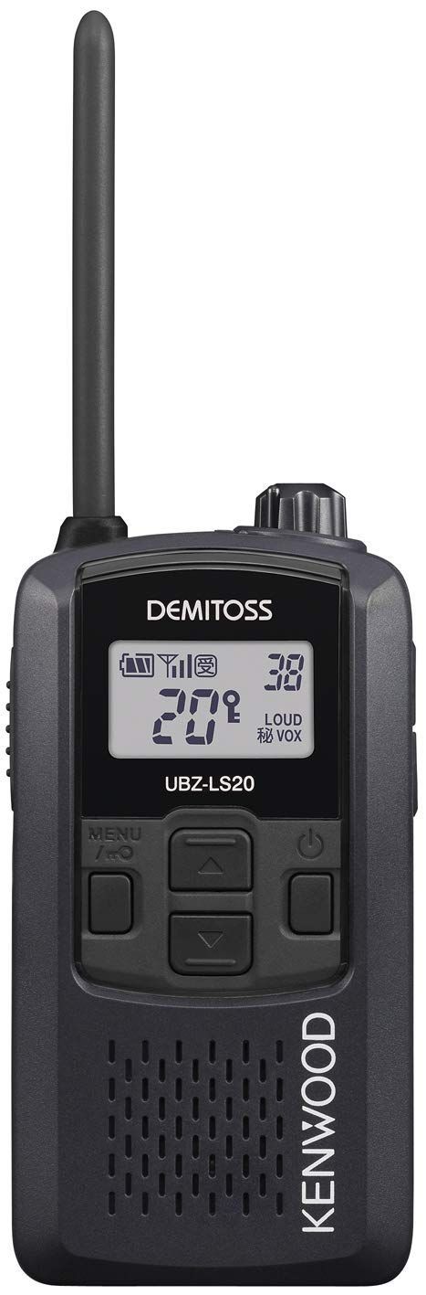 商品 UBZ-LP20 デミトス ブラック 後継機種 UBZ-LS20 特定小電力トランシーバー JVCケンウッド
