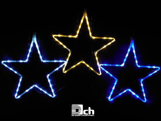 イルミネーション スター ホワイト ブルーホワイト シャンパンゴールド ３枚セット ドリチャンスター 屋外使用 イルミネーション販売 ドリームチャンネル