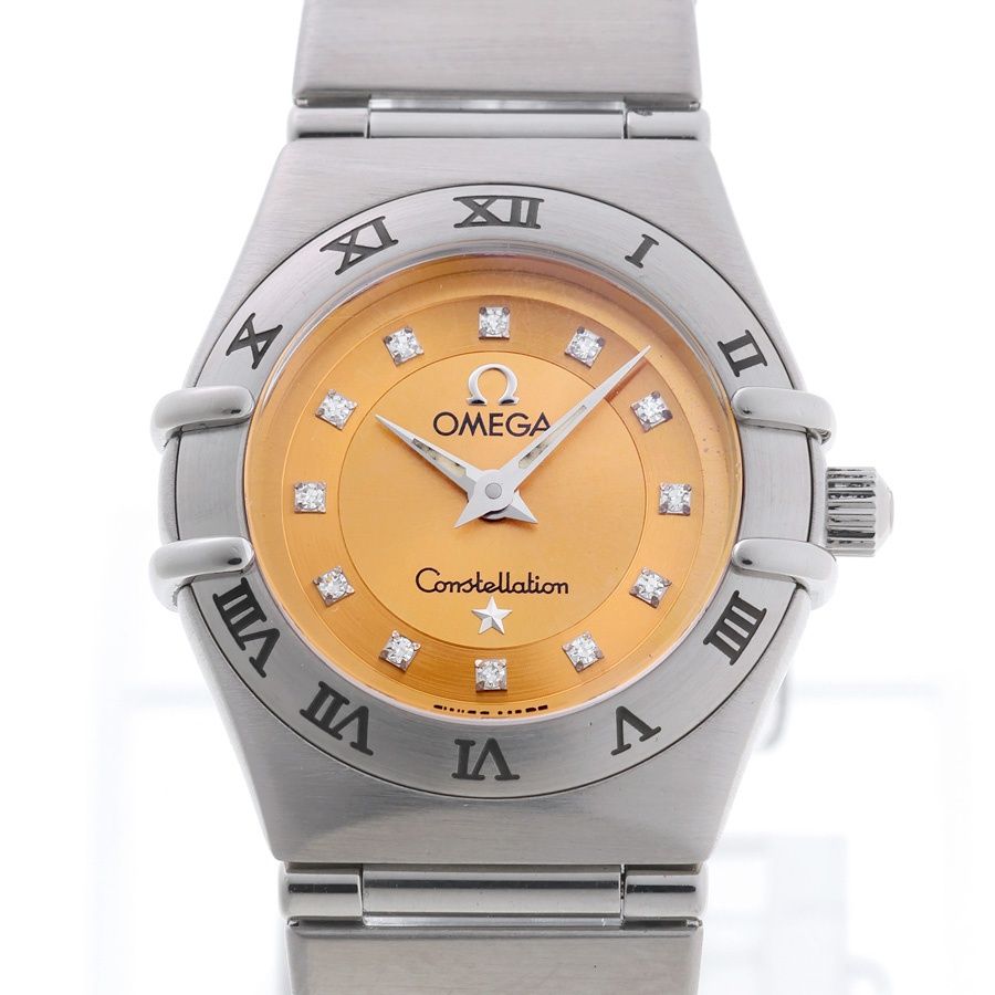 オメガ OMEGA コンステレーション シンディ クロフォード 1564.65 12Pダイヤモンド ピンク クオーツ 商品番号 C-159215