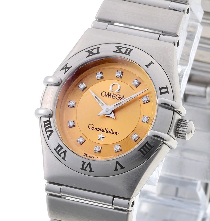 オメガ OMEGA コンステレーション シンディ クロフォード 1564.65 12 Pダイヤモンド ピンク クオーツ 商品番号 C-159215