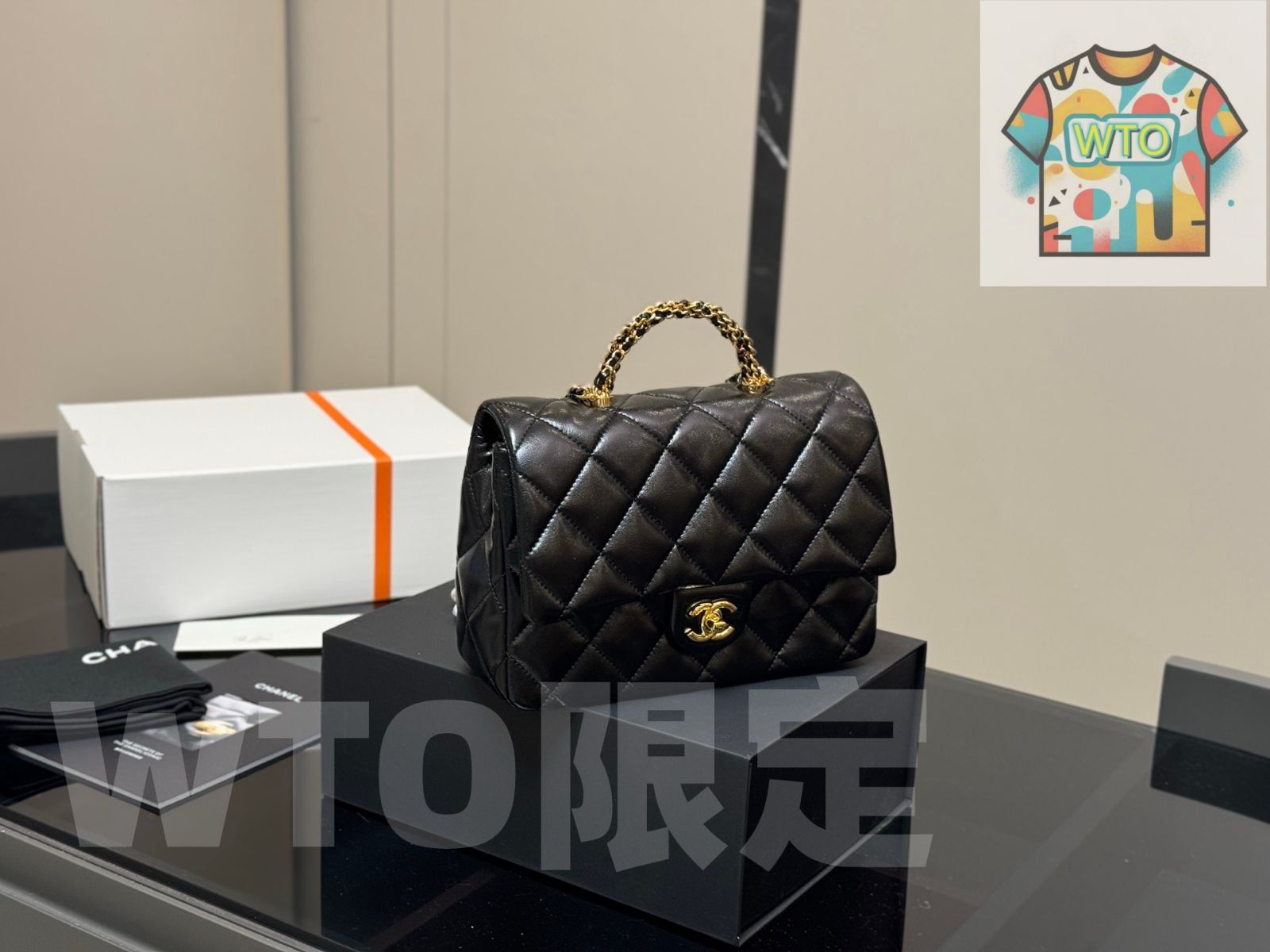 今日 Chanel シャネル チェーンハンドル 三つのレザーで巻かれた 麻花色 金属ハンドルが特徴です-WTO輸入1