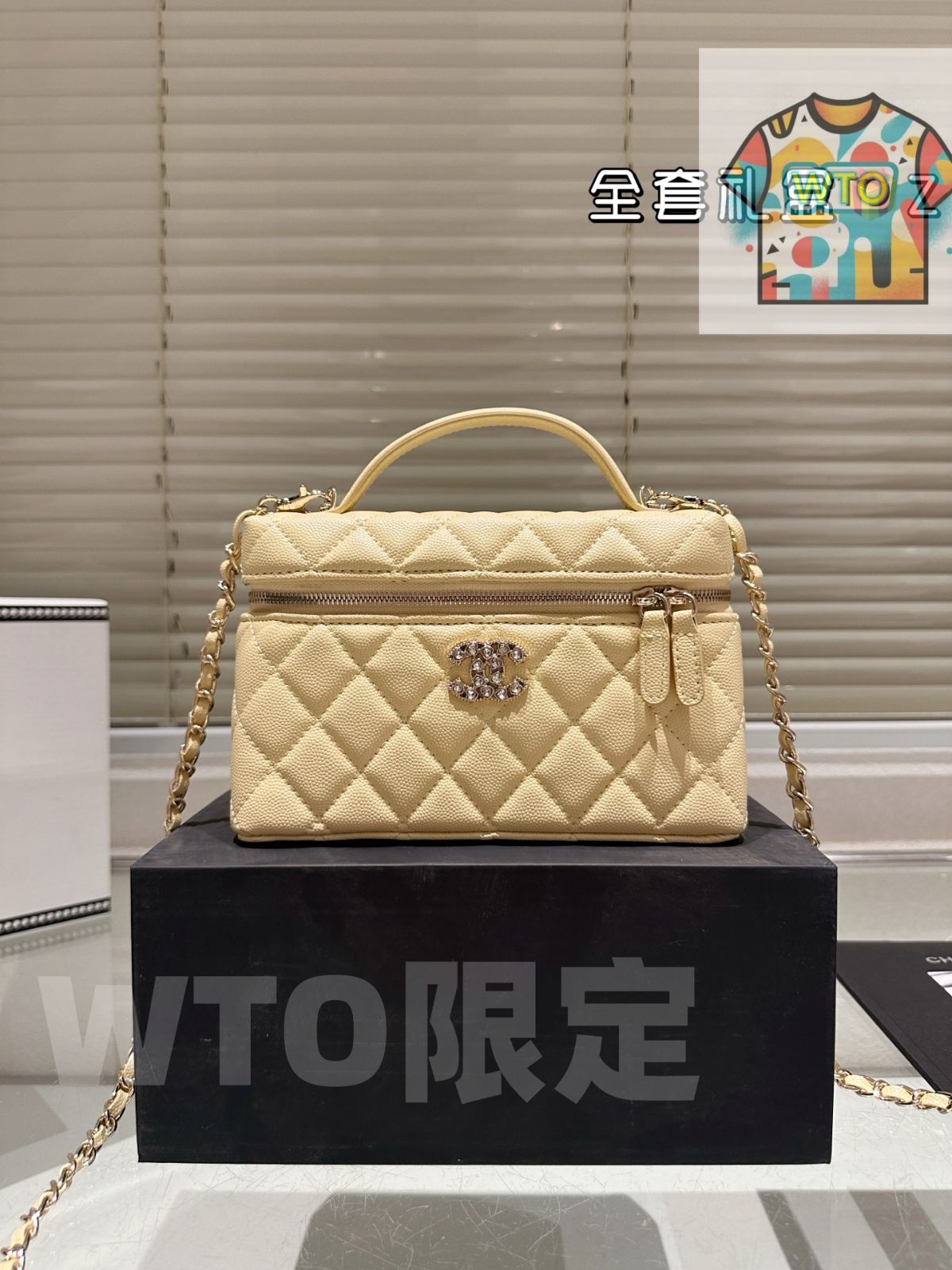  今日 Chanel シャネル 25 C ハンドヘルドロングボックスメイクバッグ 胴体のラインが芸術的なのが特徴です-WTO輸入1 ハンドバッグ バッグ