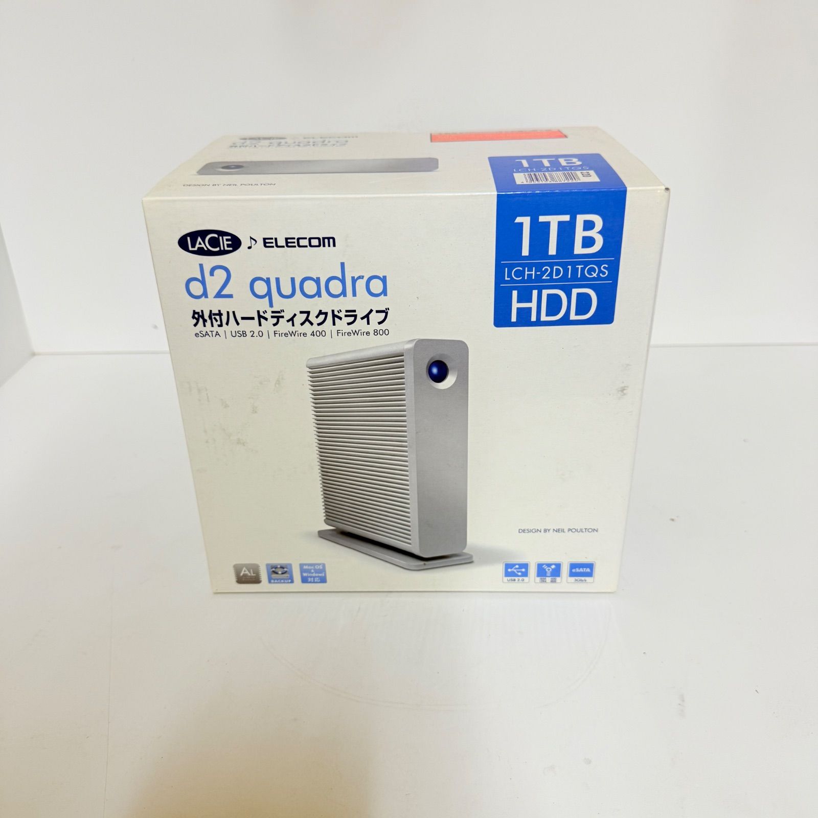 LaCie d 2 quadra 外付けハードディスク 1 TB 完備