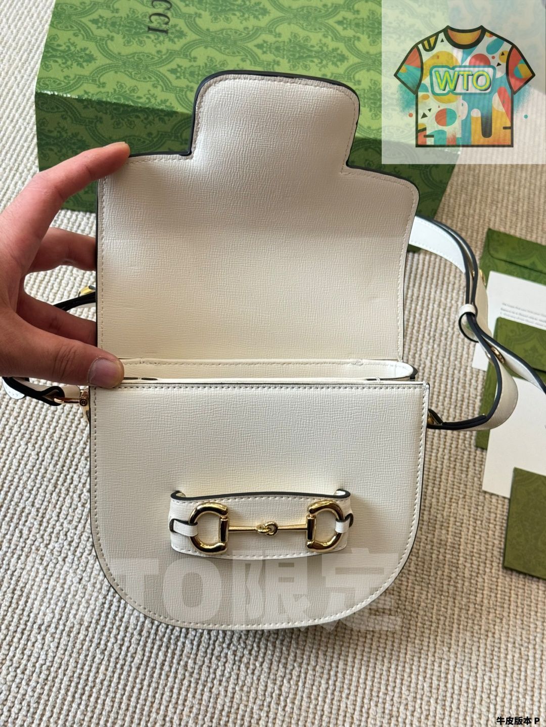  今日 Gucci グッチ ホースビット 新しい半円デザイン-WTO輸入1 ハンドバッグ バッグ