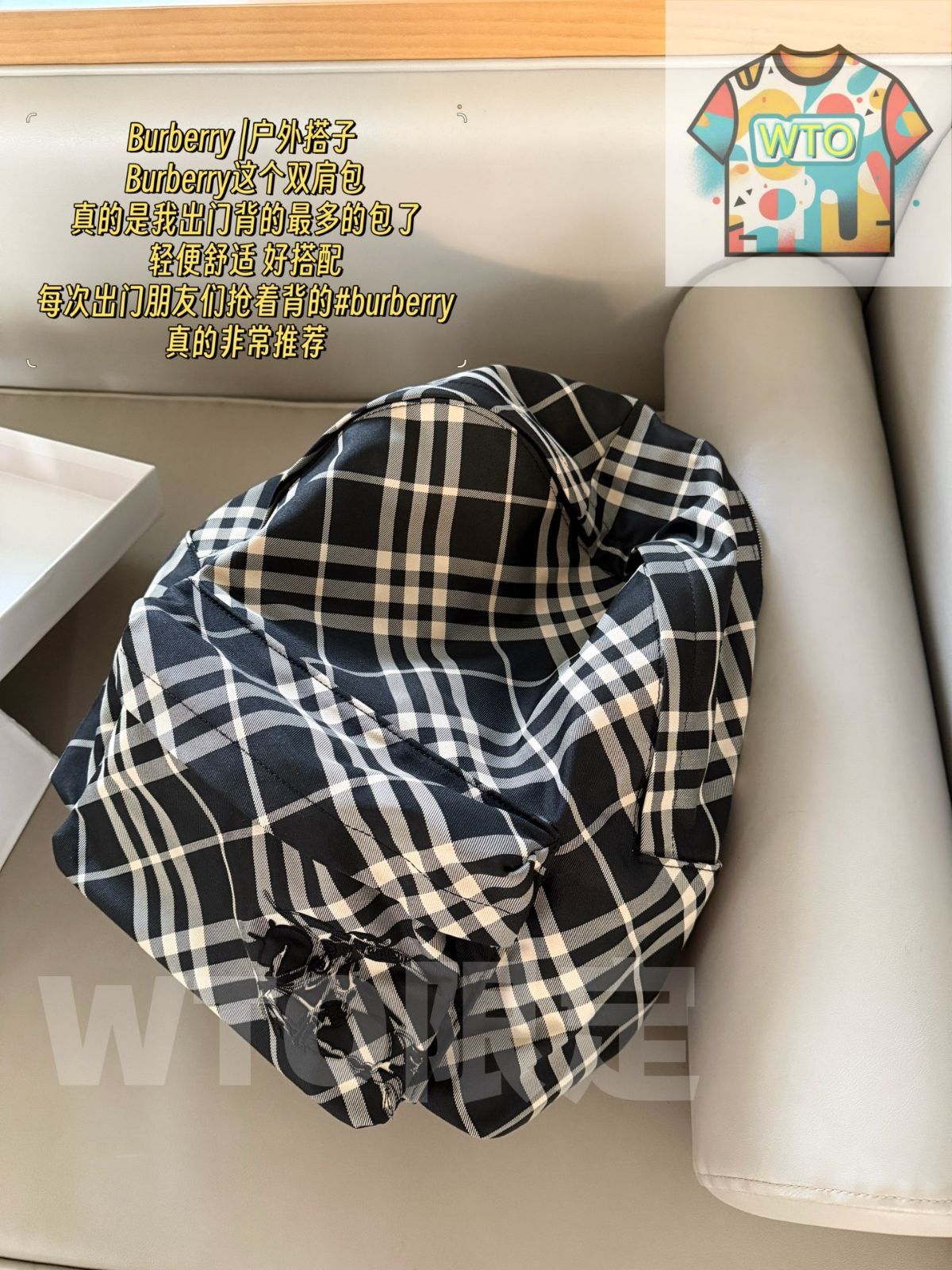 今日 Burberry バーバリー デニムバッグ 軽量で容量があるのが特徴です-WTO輸入1