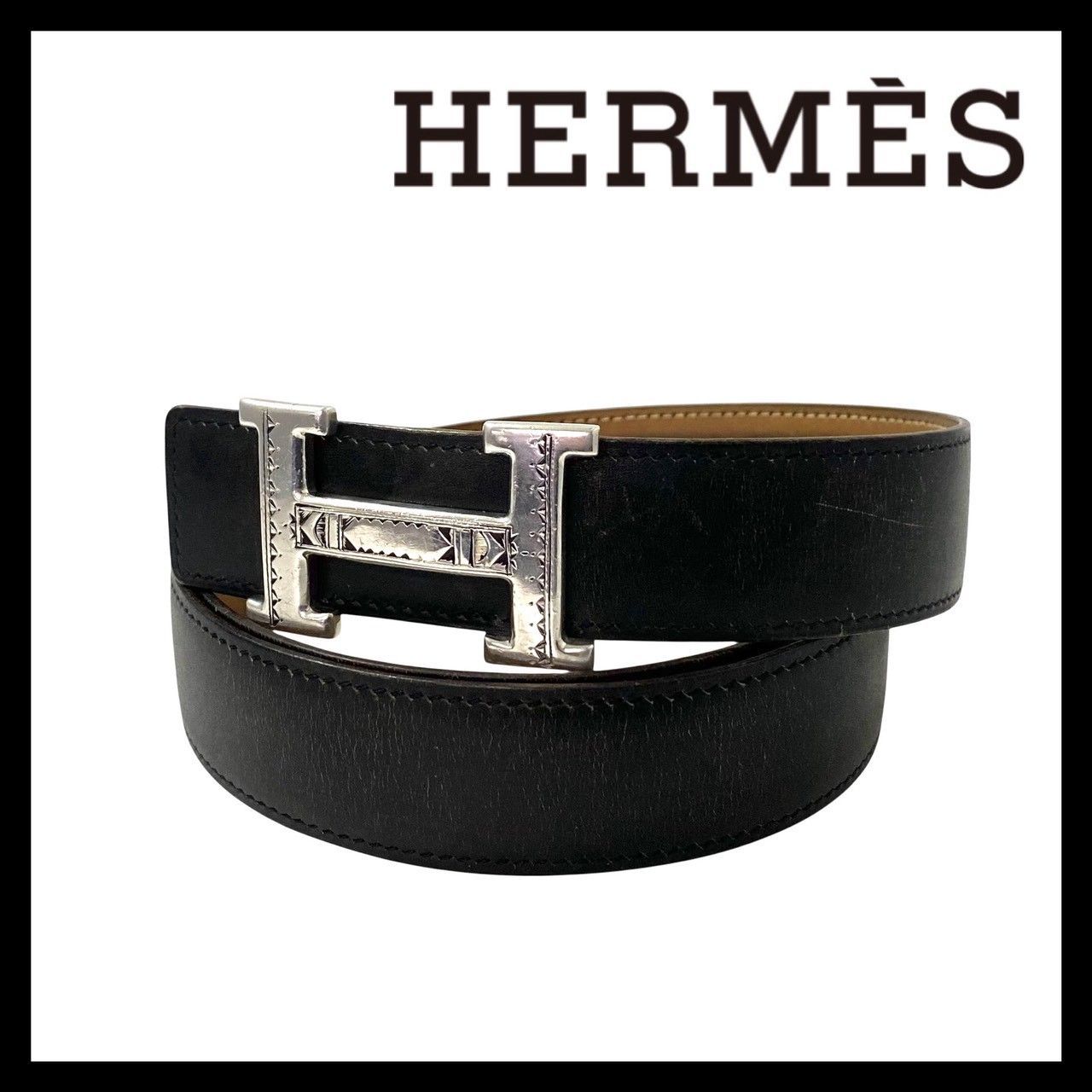 HERMES】コンスタンス トゥアレグ族 Hベルト 90 □G刻印 バックル