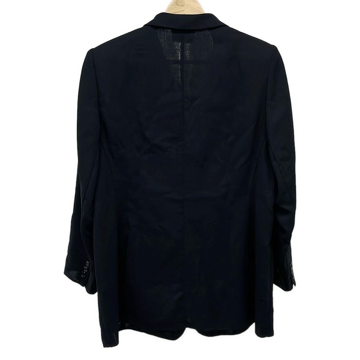 AKRIS アクリス ジャケット サイズ12 L レディース - ネイビー 長袖 ロング丈 オールシーズン