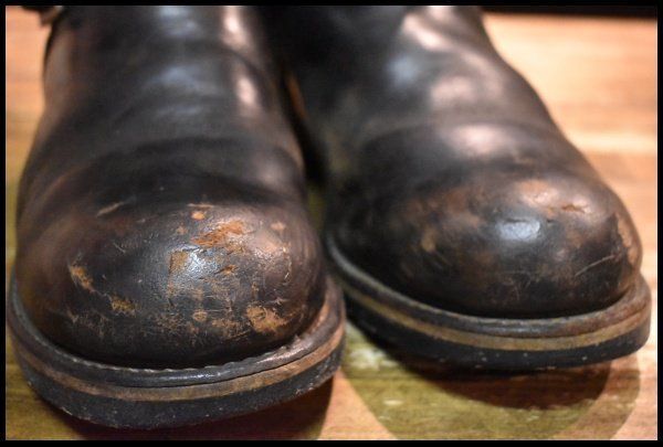  7 5 D PT 91プリント 93年 刻印 レッドウィング 2268 エンジニア 黒 ブラッククローム スチールトゥ ブーツ redwing FJ 467 エンジニアブーツ ブーツ 革靴