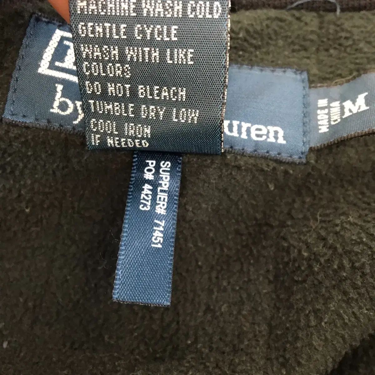 ポロラルフローレン ポリエステル起毛