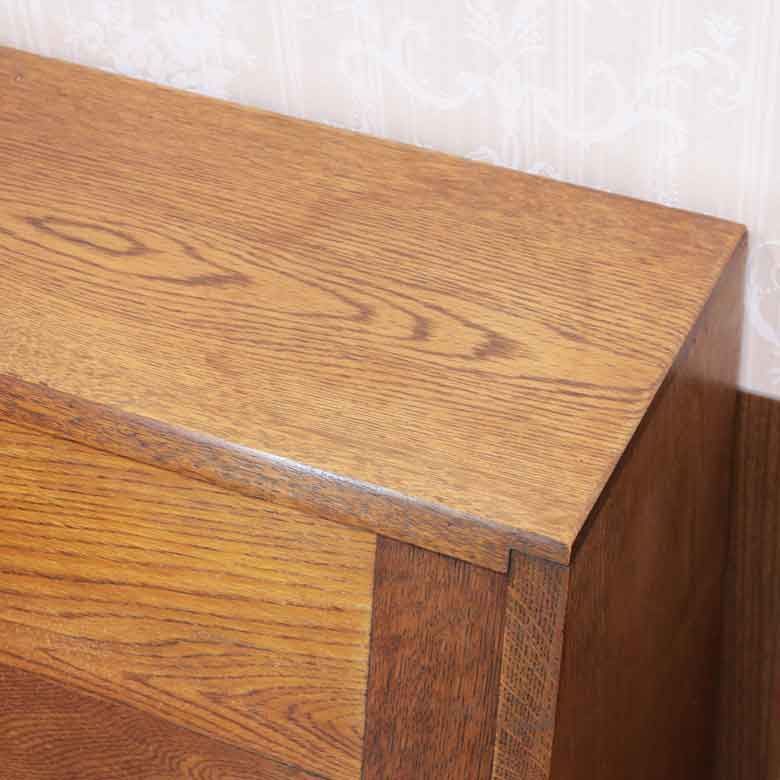 ブックビューロー イギリス オーク 完成品 デスク ヴィンテージ - メルカリ