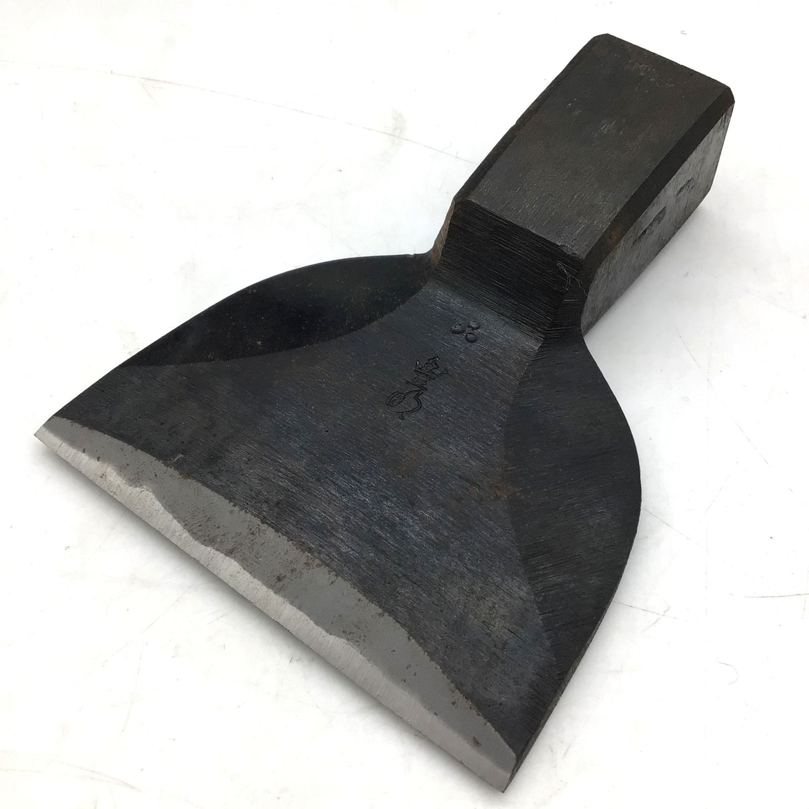 11194 豊明 岩国 釿 ちょうな 手斧 刃幅約95mm はまぐり刃 大工道具 木工用