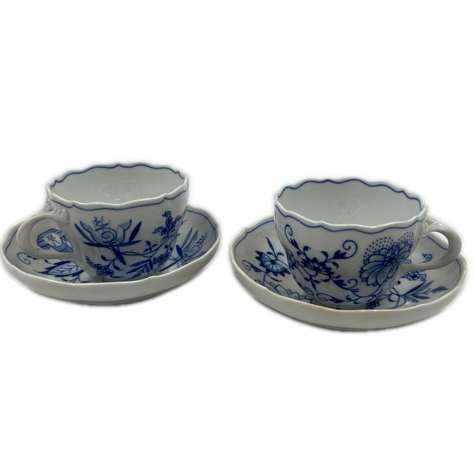 Meissen マイセン ティーカップ ソーサー 食器 花柄 お皿マグカップ 陶器 ホワイト ブルー