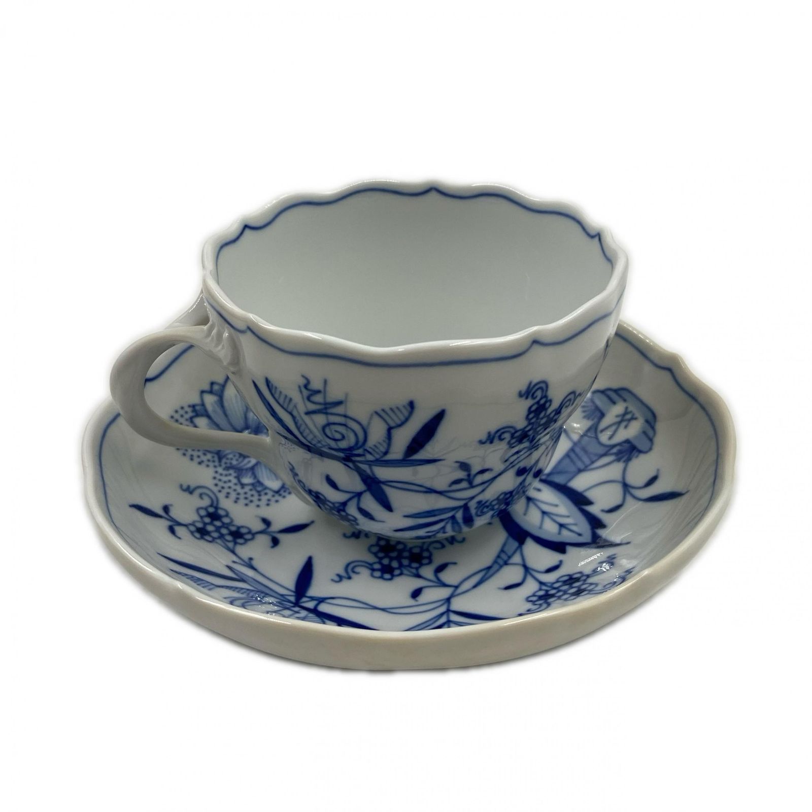 Meissen マイセン ティーカップ ソーサー 食器 花柄 お皿マグカップ 陶器 ホワイト ブルー WWW_OPDRERGINERDOGAN_COM