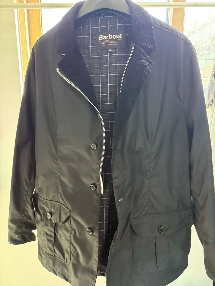 バブアー BARBOUR ブラック ジャケット 2XL