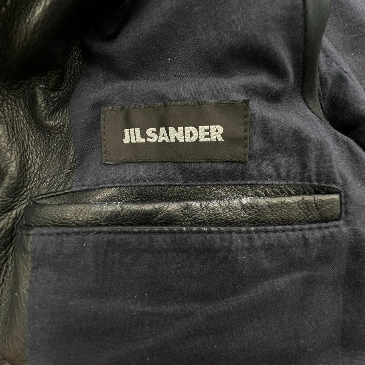 【美品】JILSANDER アーカイブ　レザージャケット（44　S～M） レディース】BIKER 1 LH | JIL SANDER(ジルサンダー) / アウター