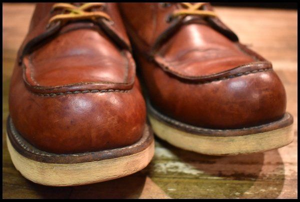  7 5 D 半円犬タグ 94年 刻印 レッドウィング 877 ロング アイリッシュセッター 赤茶 オロラセット ブーツ redwing FJ 469 ワークブーツ ブーツ 革靴