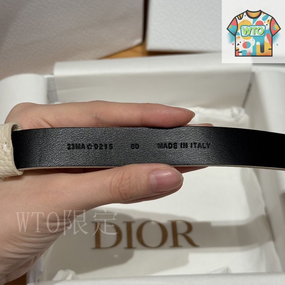  今日 Dior ディオール サドル ダブルフェイス ベルト-1 ベルト 小物