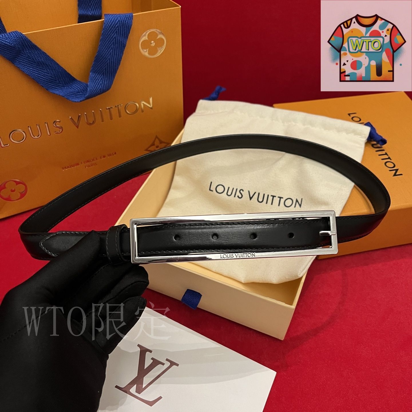 今日 Louis Vuitton ルイヴィトン レディース ナローベルト-1