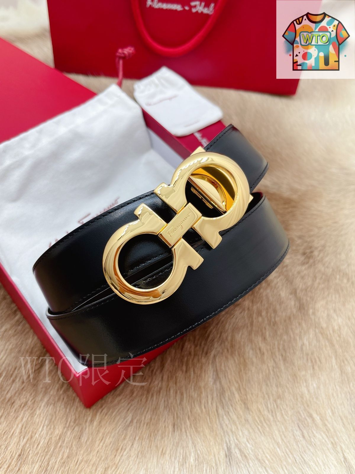 今日 Ferragamo フェラガモ ベルト 1