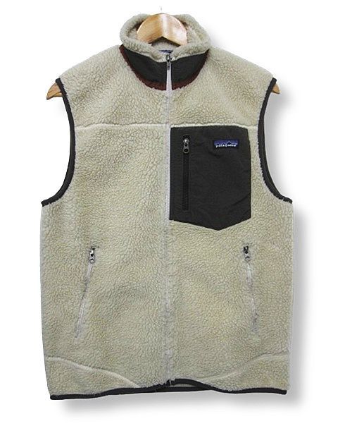 パタゴニア レトロ フリースベスト patagonia Classic Retro-X Vest アイボリー カーキ色 メンズ Sサイズ 管理番号L29504AWS26-251114-2.5K 990