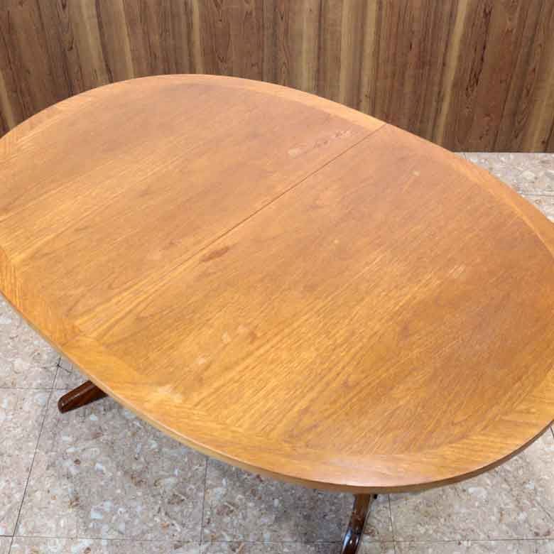 ネイサン NATHAN ヴィンテージ オーバル ダイニングテーブル 伸長式