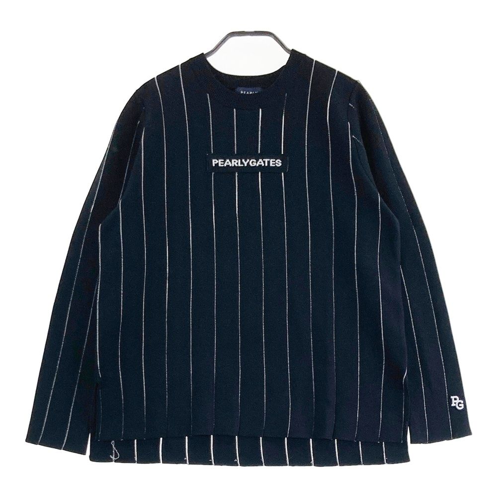 サイズ 1 PEARLY GATES パーリーゲイツ ニット セーター ブラック系 240101555788 ゴルフウェア レディース ストスト