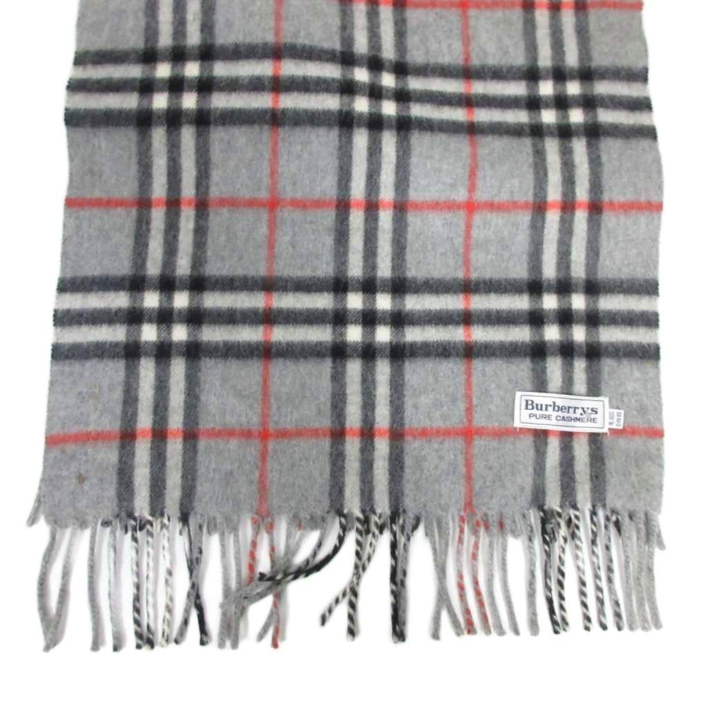 バーバリーズ Burberrys ヴィンテージ ピュアカシミア マフラー ノバ