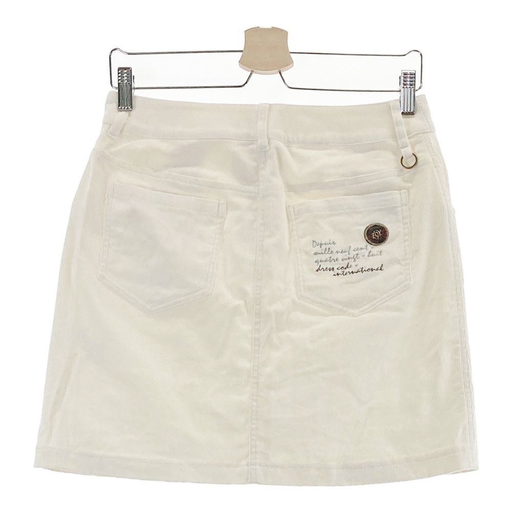 サイズ：38 ZOY ゾーイ コーデュロイスカート ホワイト系